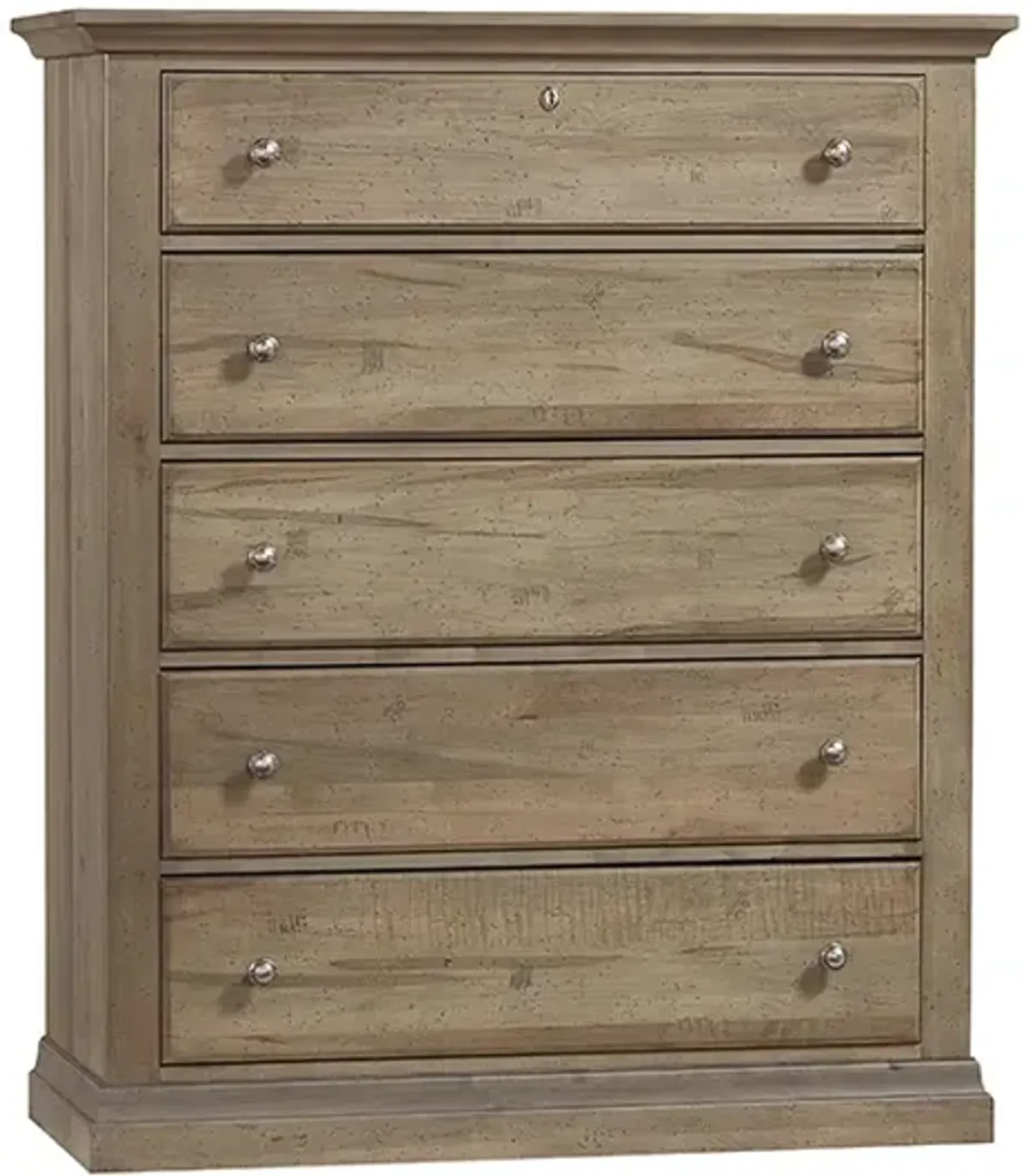 Vaughan-Bassett 5-Drawer Artisan & Post Carlisle Natural Grey Chest