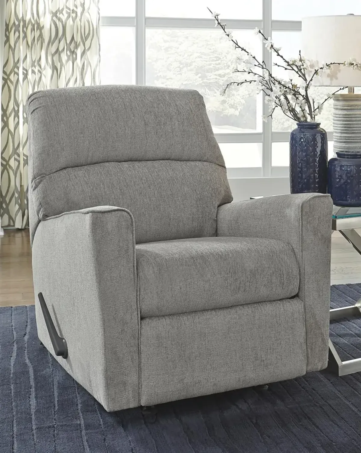 Ashley Left-Arm Facing Alloy Rocker Recliner