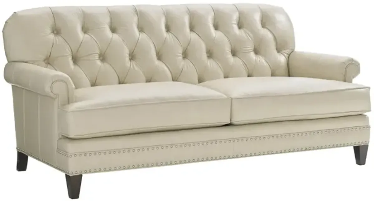 Oyster Bay by Lexington Hillstead Leather Settee
