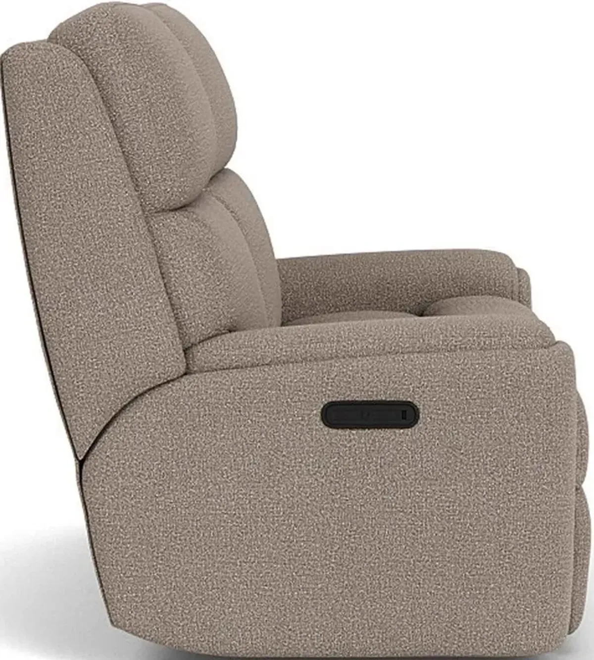 Flexsteel Rio Brown Granite Reclining Loveseat