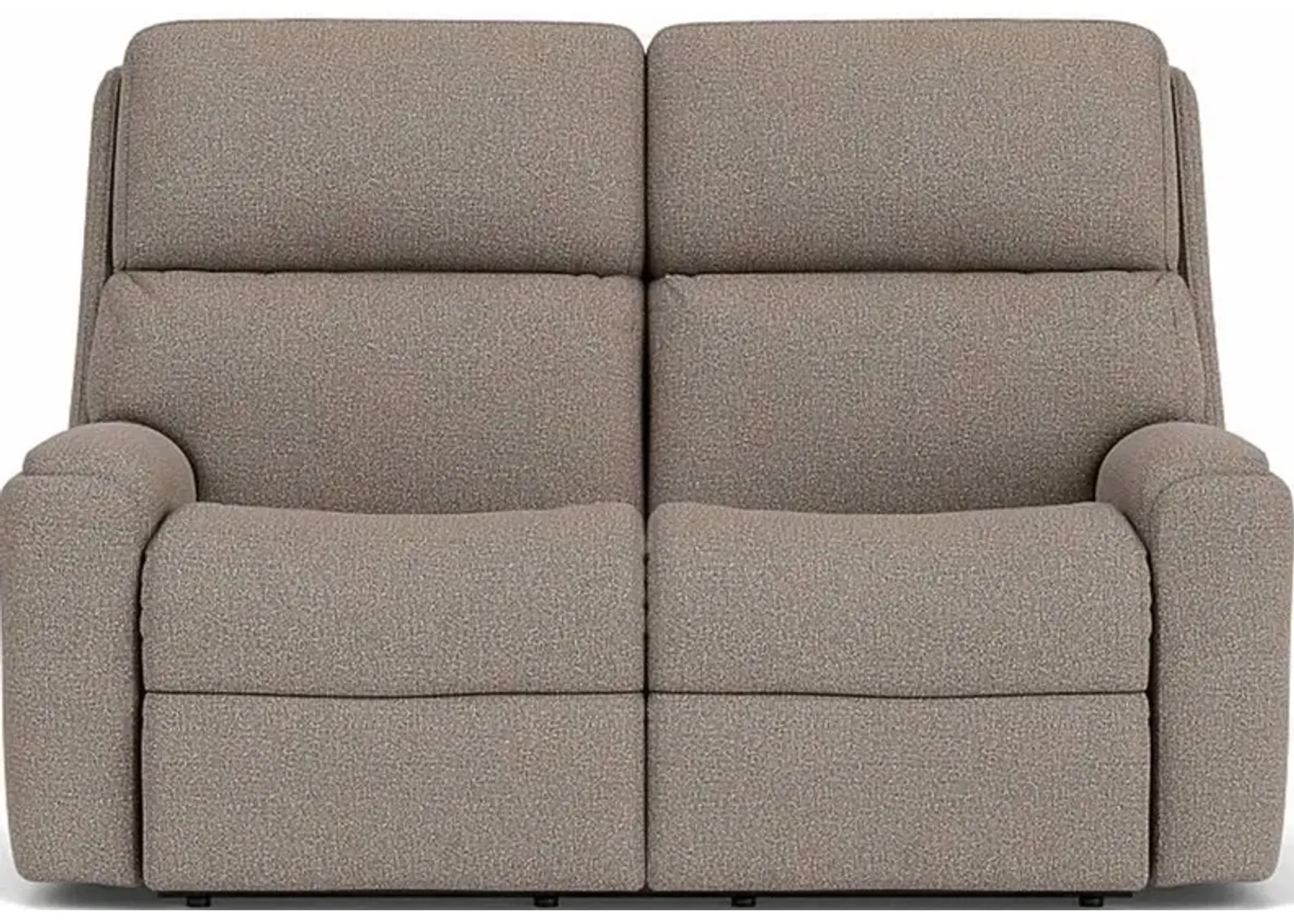 Flexsteel Rio Brown Granite Reclining Loveseat