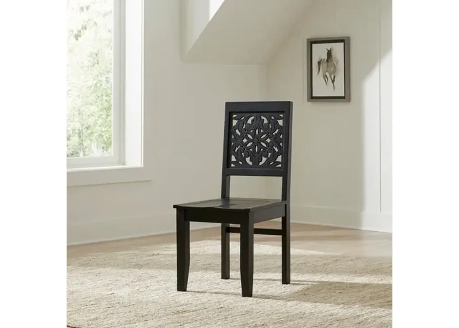 Liberty Furniture Accent Chair- Black Trellis Lane