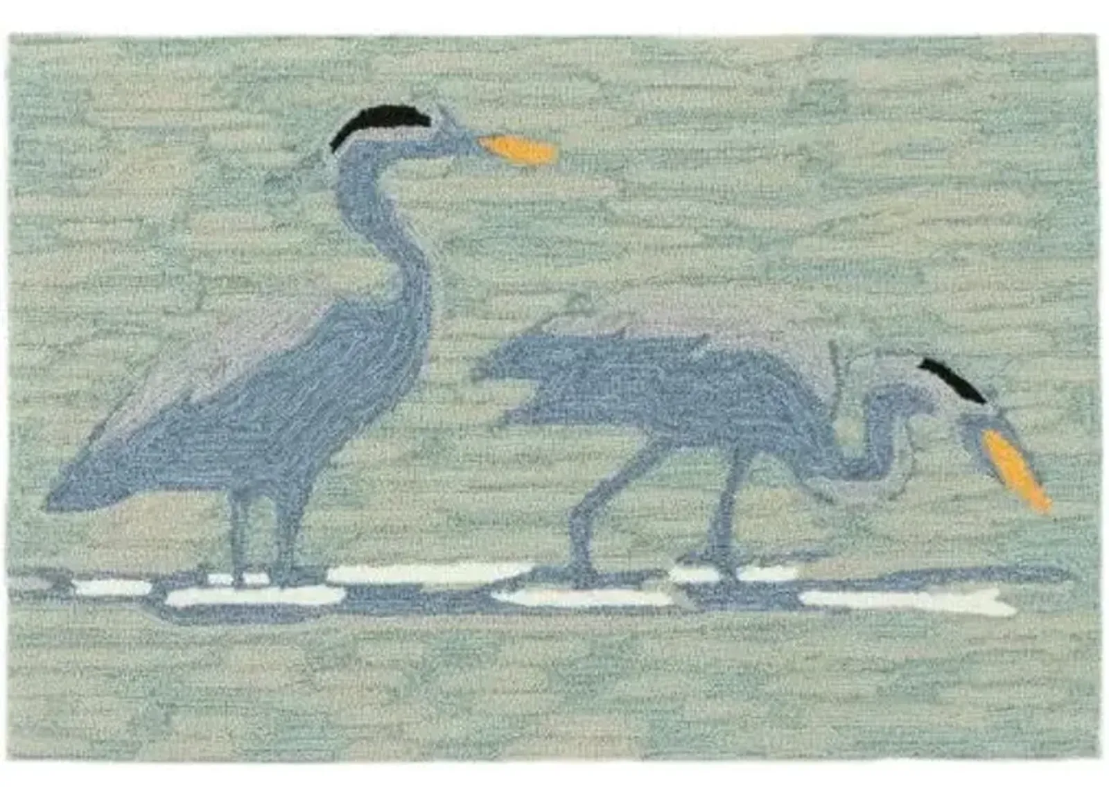 Trans Ocean Frontporch Blue Heron Lake Doormat