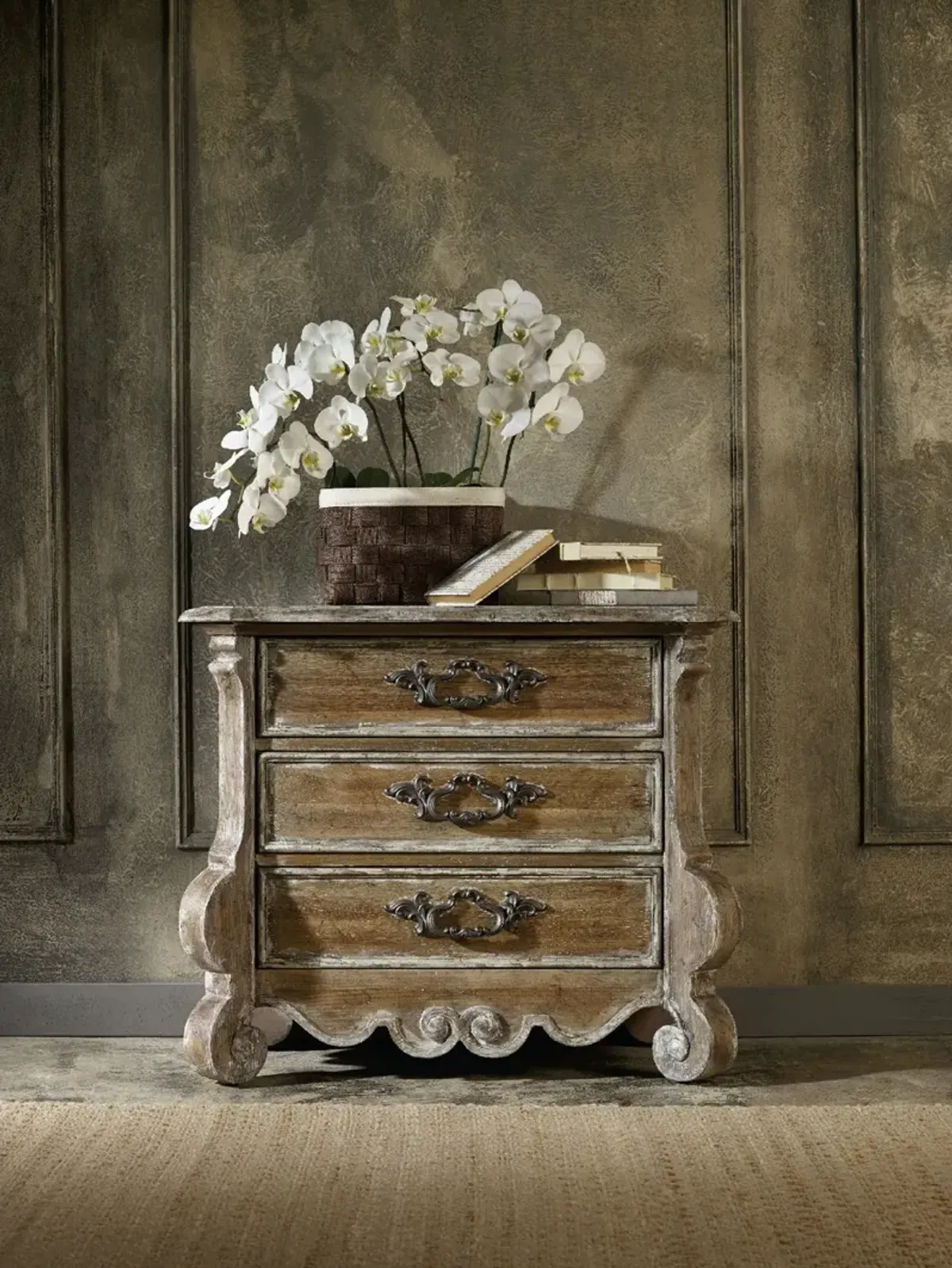 Hooker Furniture Chatelet Pecky Pecan Nightstand