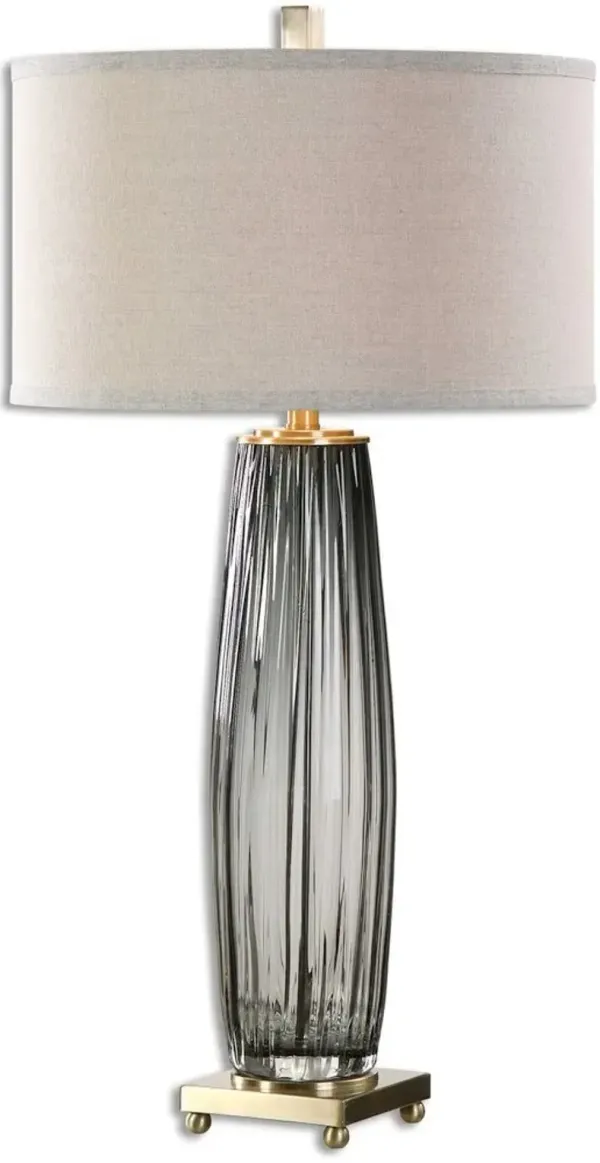 Uttermost Vilminore Charcoal Gray Table Lamp