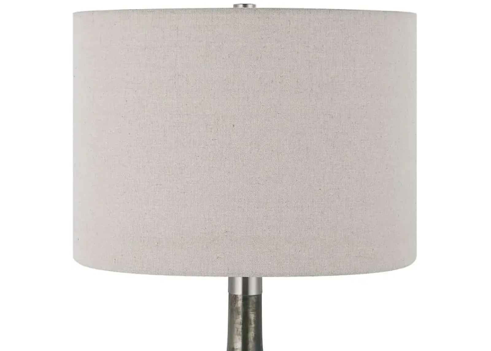 Uttermost Contour Blue-Green/Light Oatmeal/Nickel Table Lamp