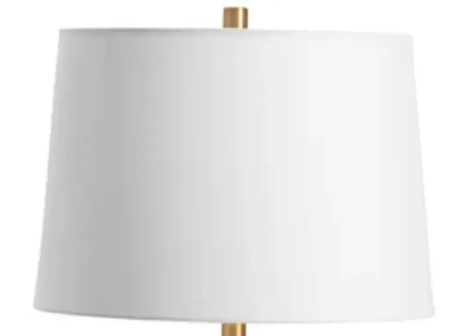 Crestview Claire Stone Antique Brass/Terrazzo Table Lamp