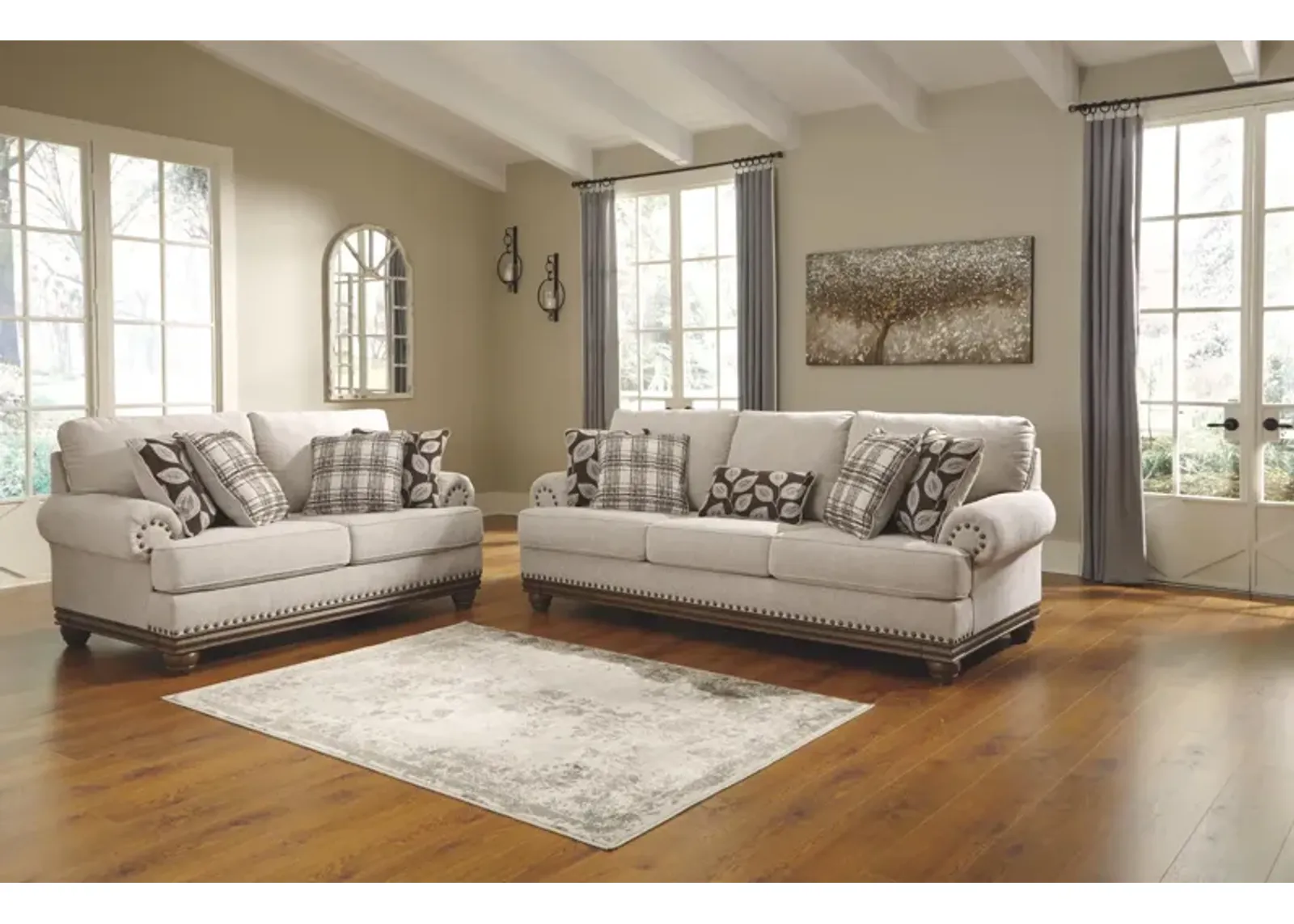 Ashley Harleson Wheat Loveseat