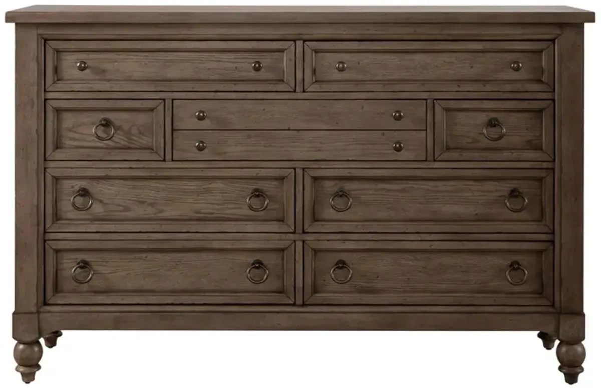 Liberty Furniture Americana Farmhouse Dusty Taupe Dresser