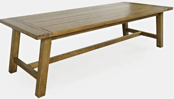 Jofran Telluride Trestle Ext. Dining Table Gold
