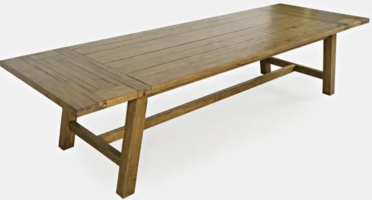Jofran Telluride Trestle Ext. Dining Table Gold