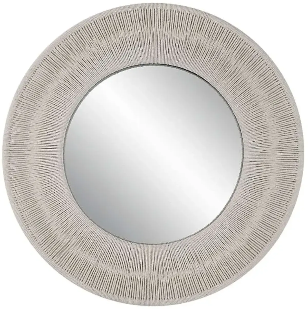 Uttermost Sailor S Knot White Small Round Mirror