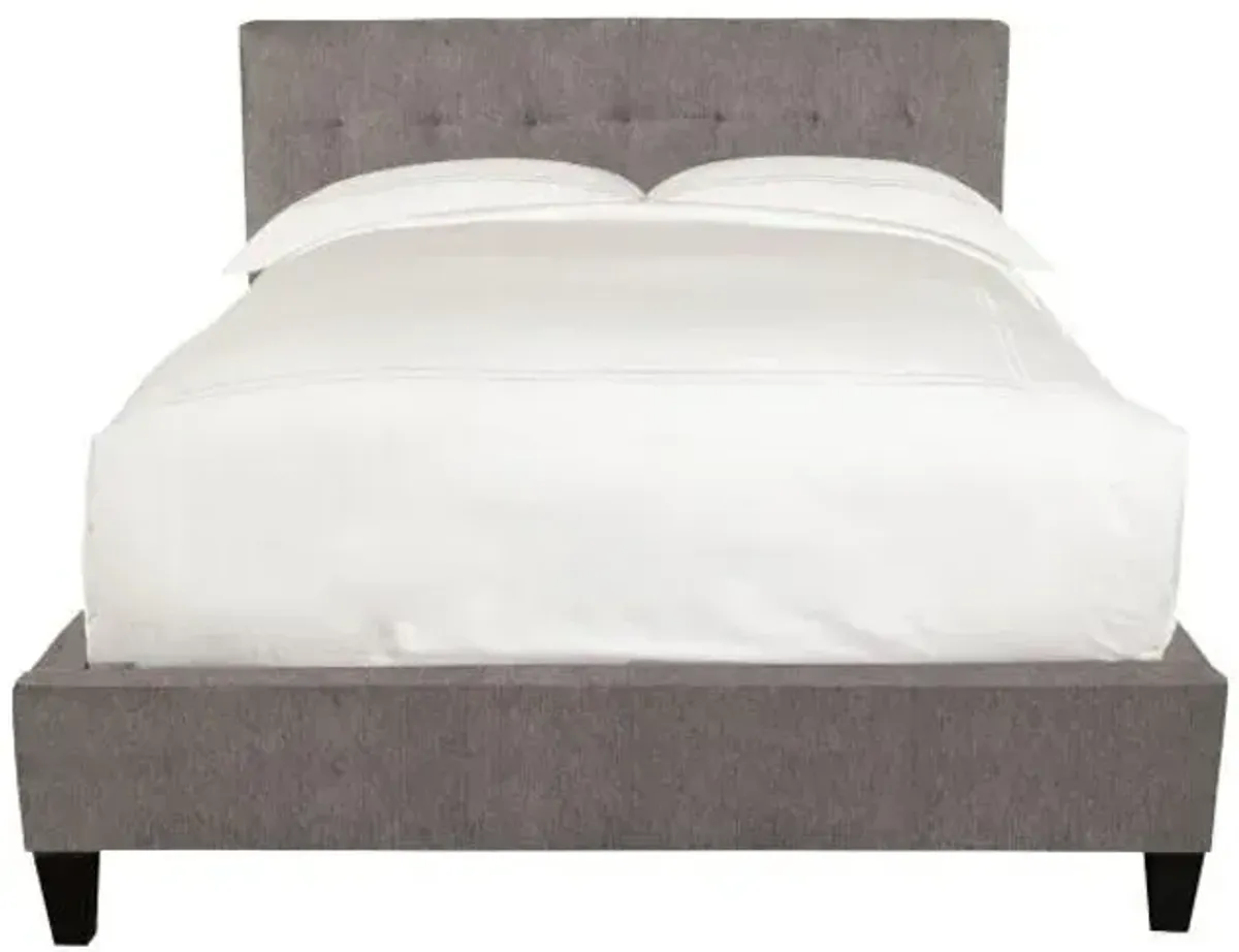 Parker House Jody Collection Queen Bed in Cornflower Grey Color