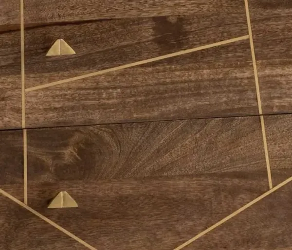 BENGAL MANOR BRASS INLAY CHEST