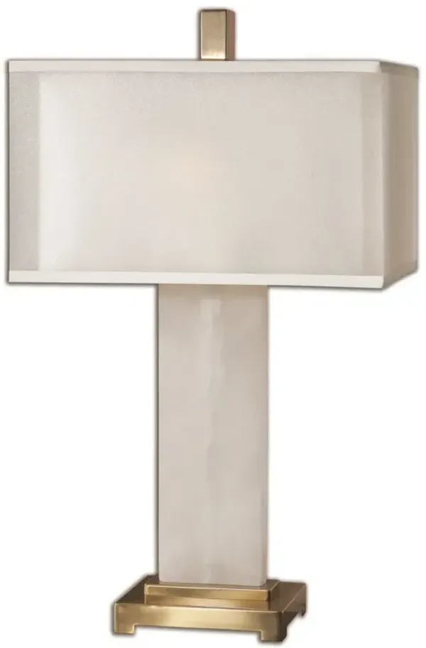 Uttermost Athanas White Table Lamp