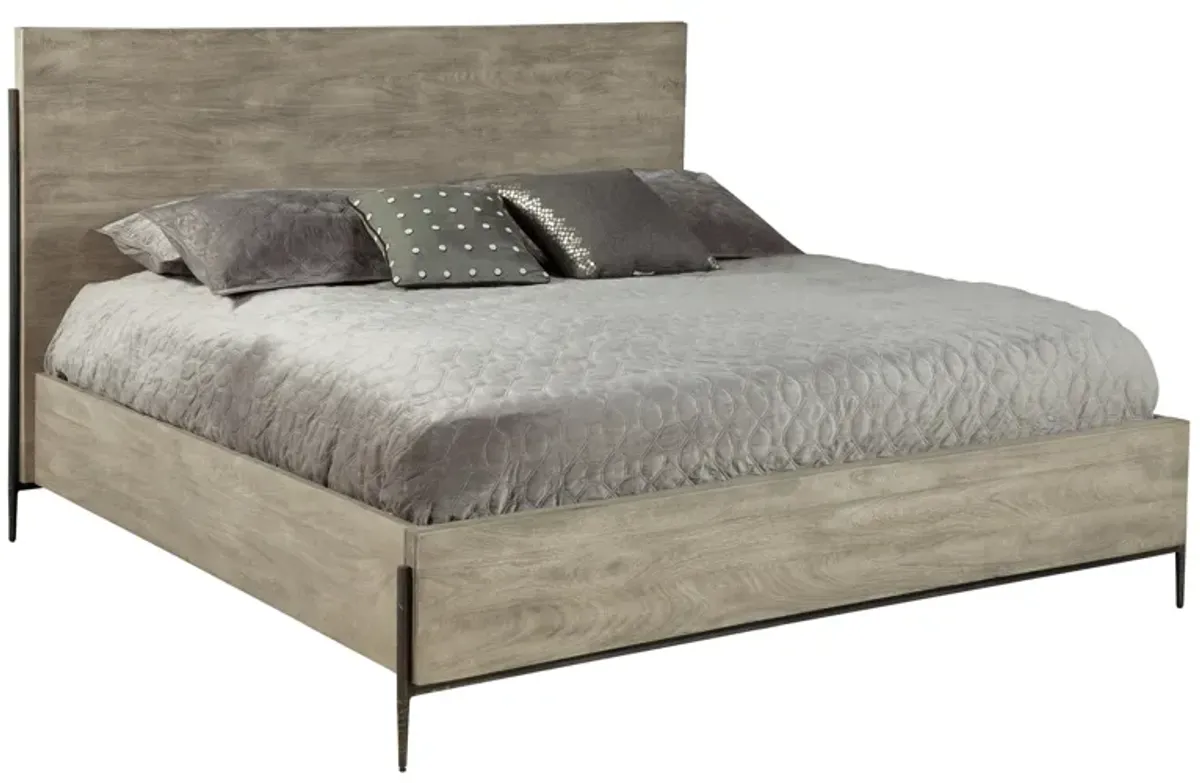 Hekman Queen Panel Bed Gray Bedford Park