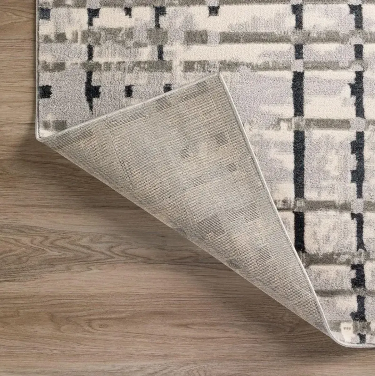 Dalyn Urban Grid Contemporary Monochrome 5'X8' Area Rug