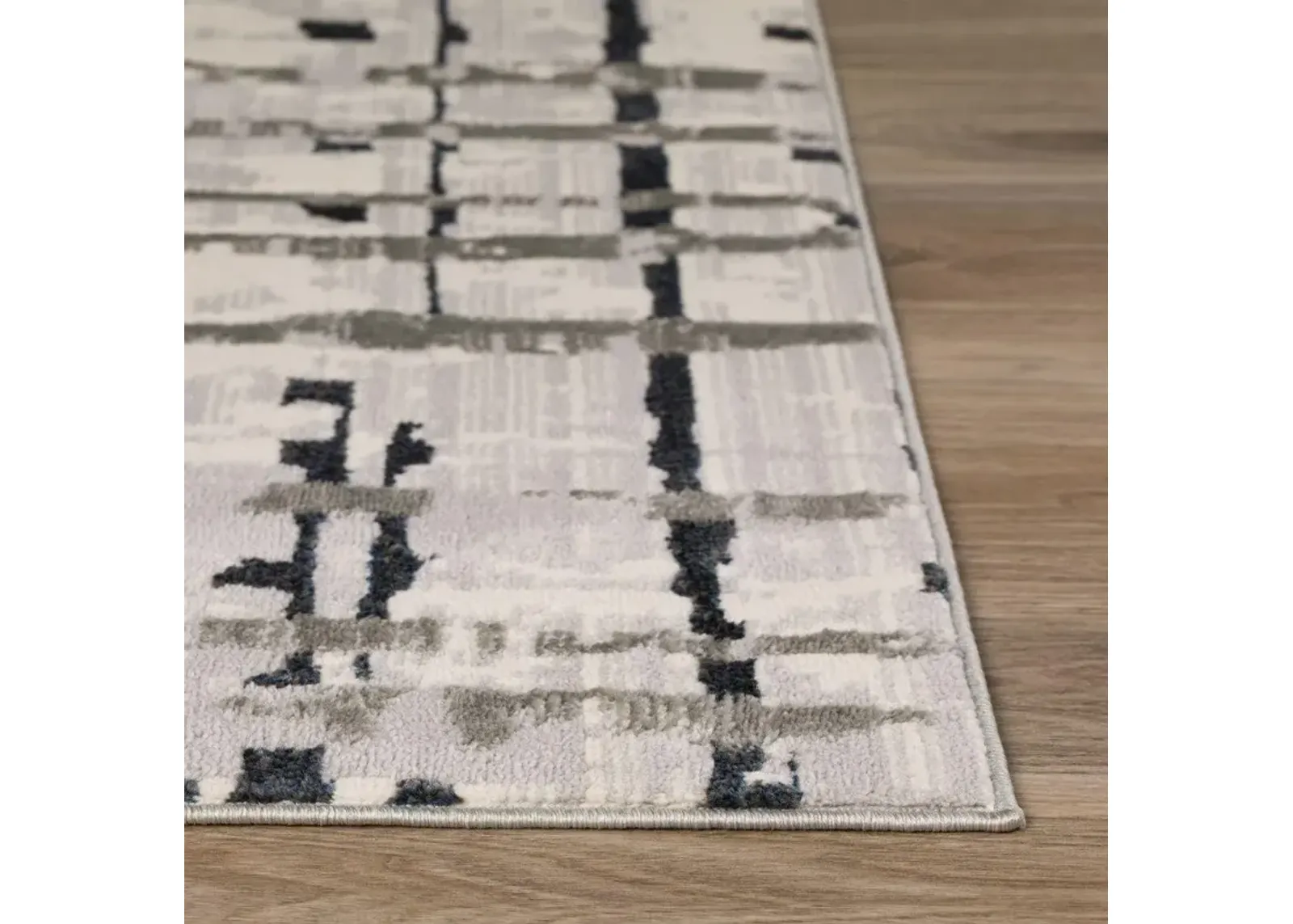 Dalyn Urban Grid Contemporary Monochrome 5'X8' Area Rug