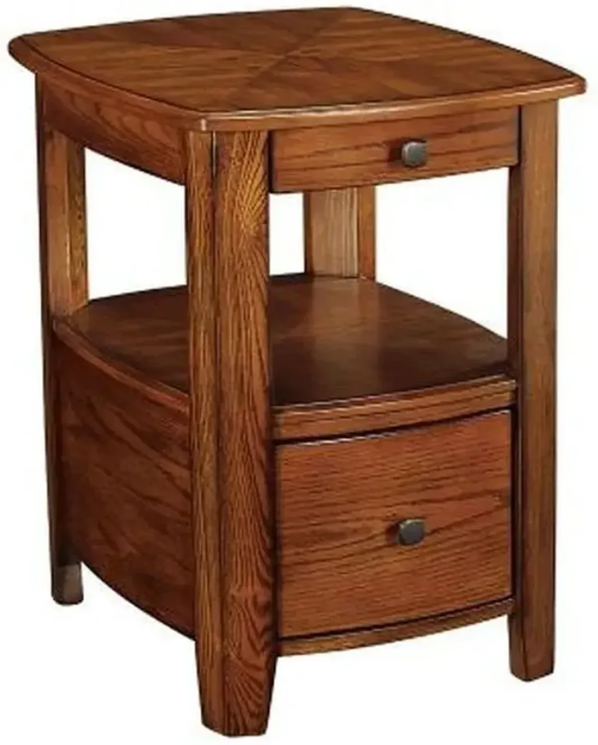 Hammary Primo Medium Brown Chairside Table