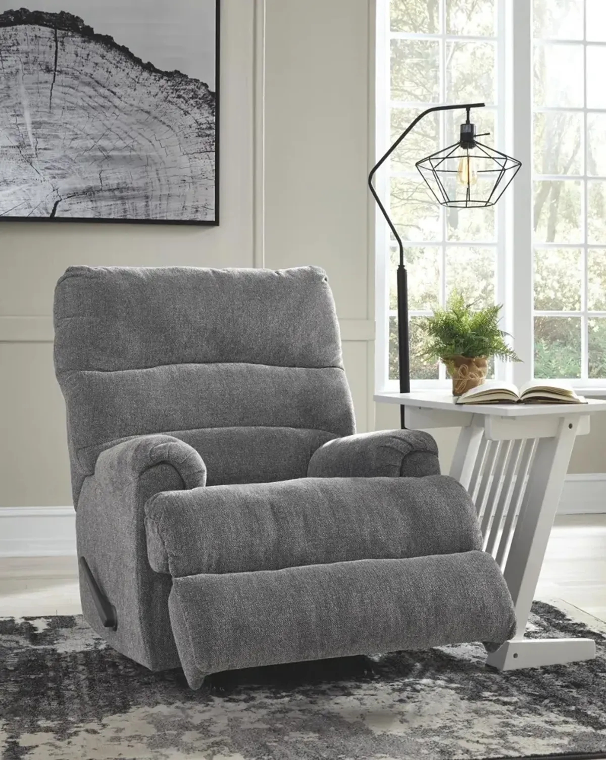 Ashley Man Fort Graphite Rocker Recliner