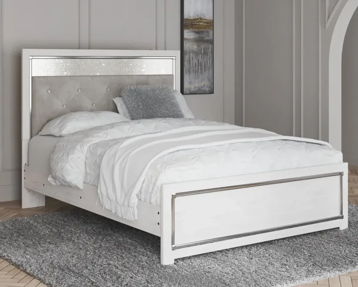 Ashley Altyra White Queen Panel Bed