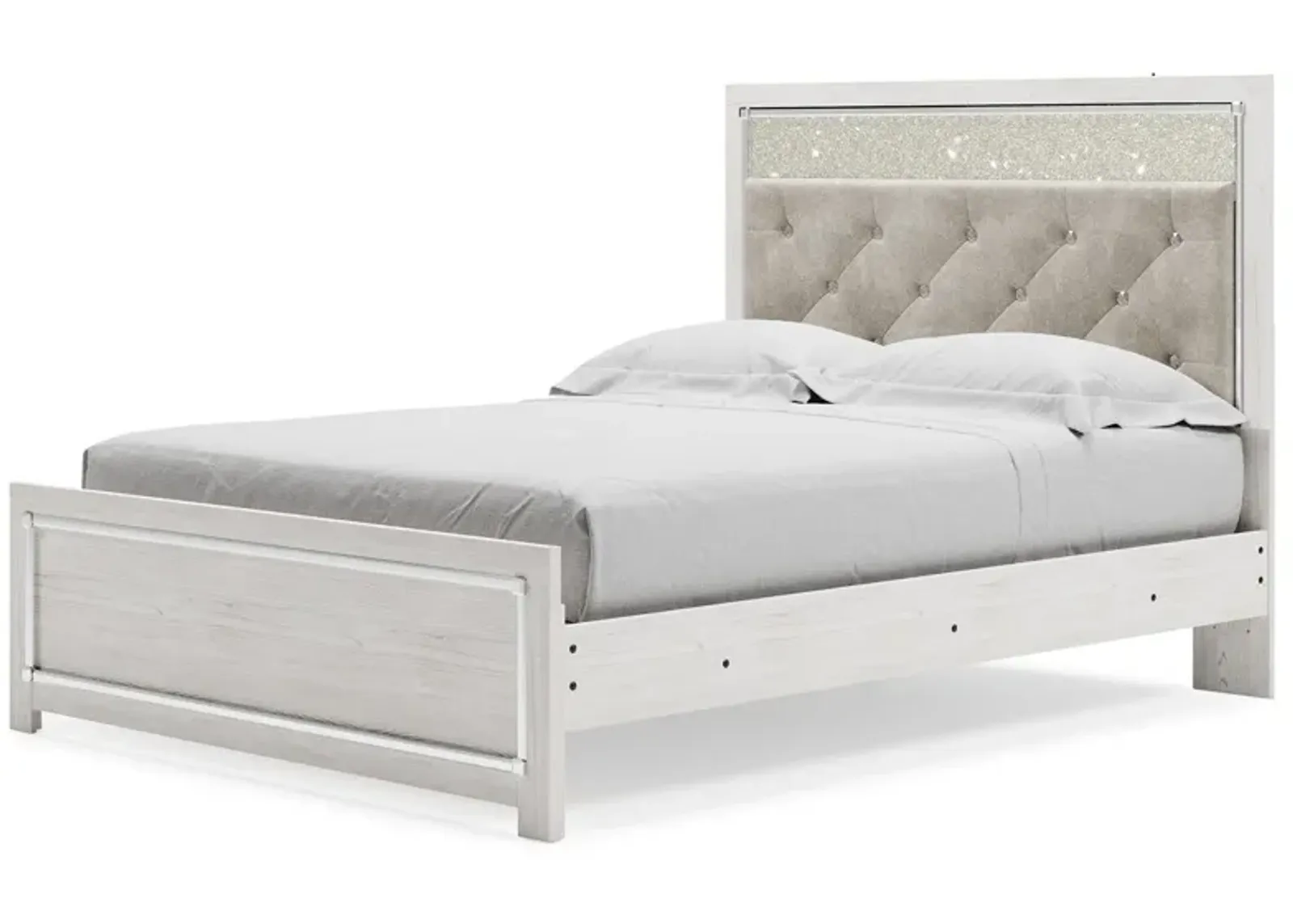 Ashley Altyra White Queen Panel Bed