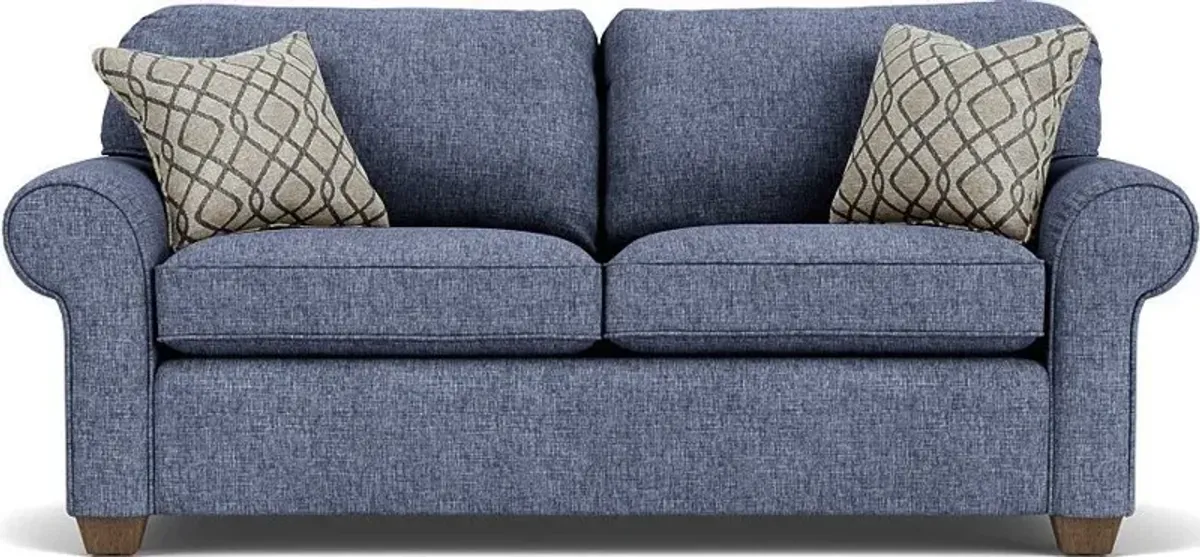 Flexsteel South Haven Indigo Two-Cushion Sofa