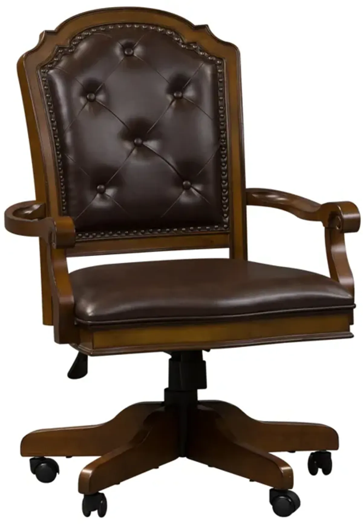 Liberty Furniture Amelia Antique Toffee Jr. Executive Home Office Desk Chair