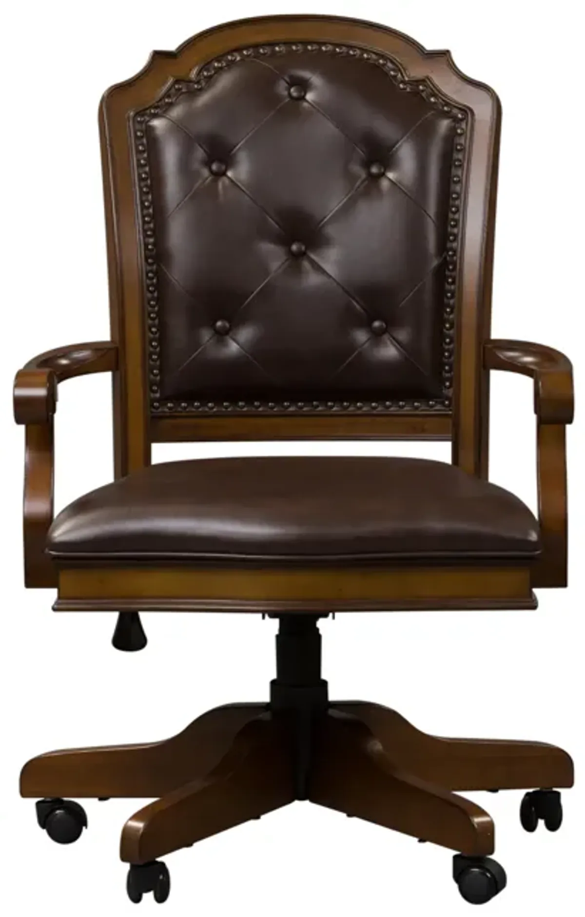 Liberty Furniture Amelia Antique Toffee Jr. Executive Home Office Desk Chair