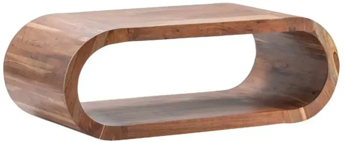 Crestview Infinity Brown Cocktail Table