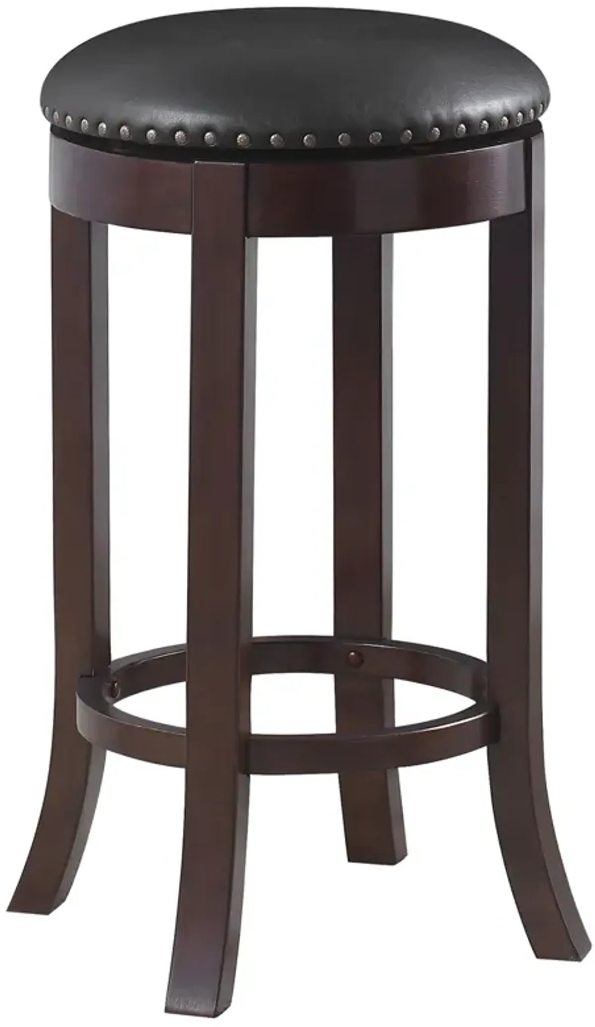 Coaster Aboushi Backless Swivel Bar Stool Brown