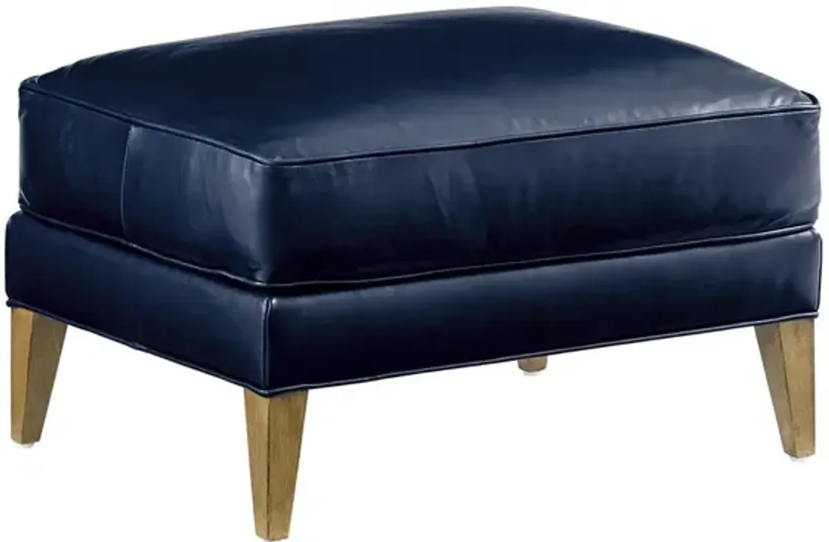 Tommy Bahama Home by Lexington Twin Palms Coconut Grove Leather Ottoman