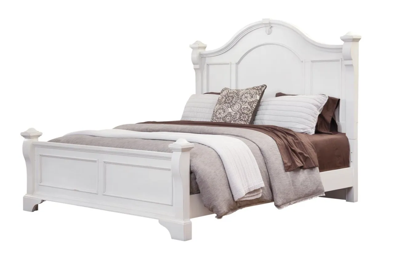 5 PCS BEDROOM SET- QUEEN BED DRESSER MIRROR CHEST NIGHTSTAND