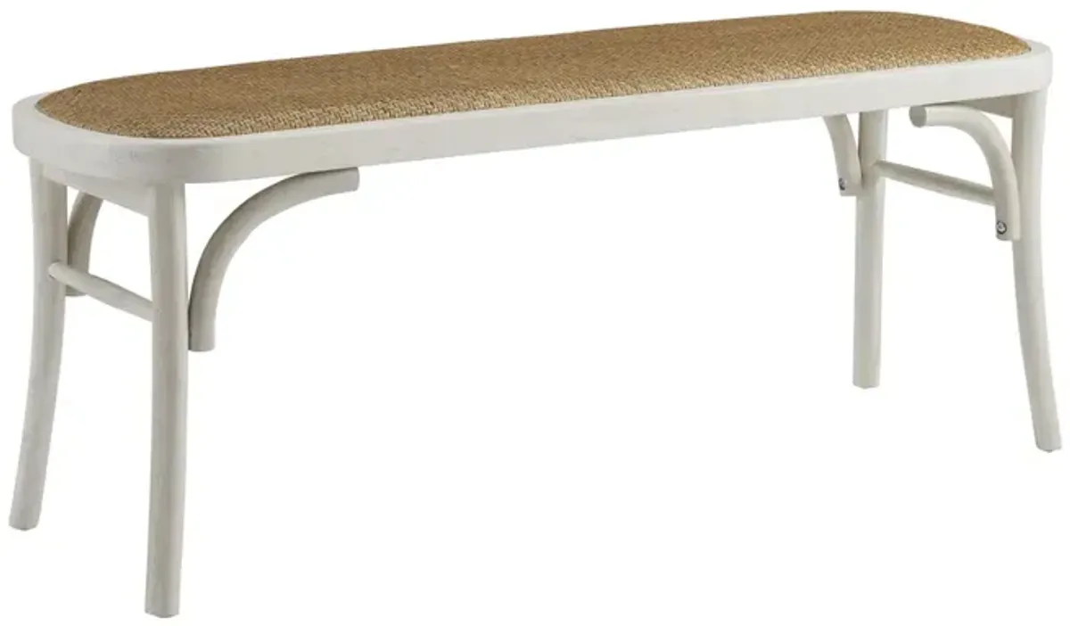 Linon Connelly Bentwood Bench White