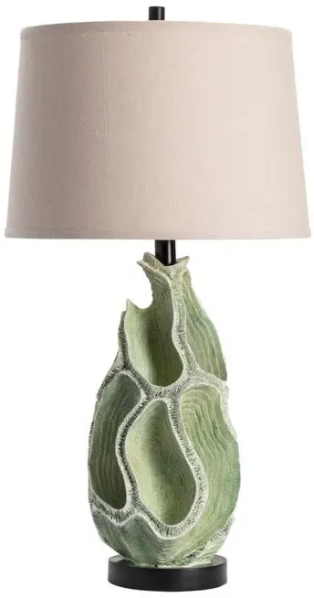 CORAL REEF GRAY/OFF-WHITE TABLE LAMP