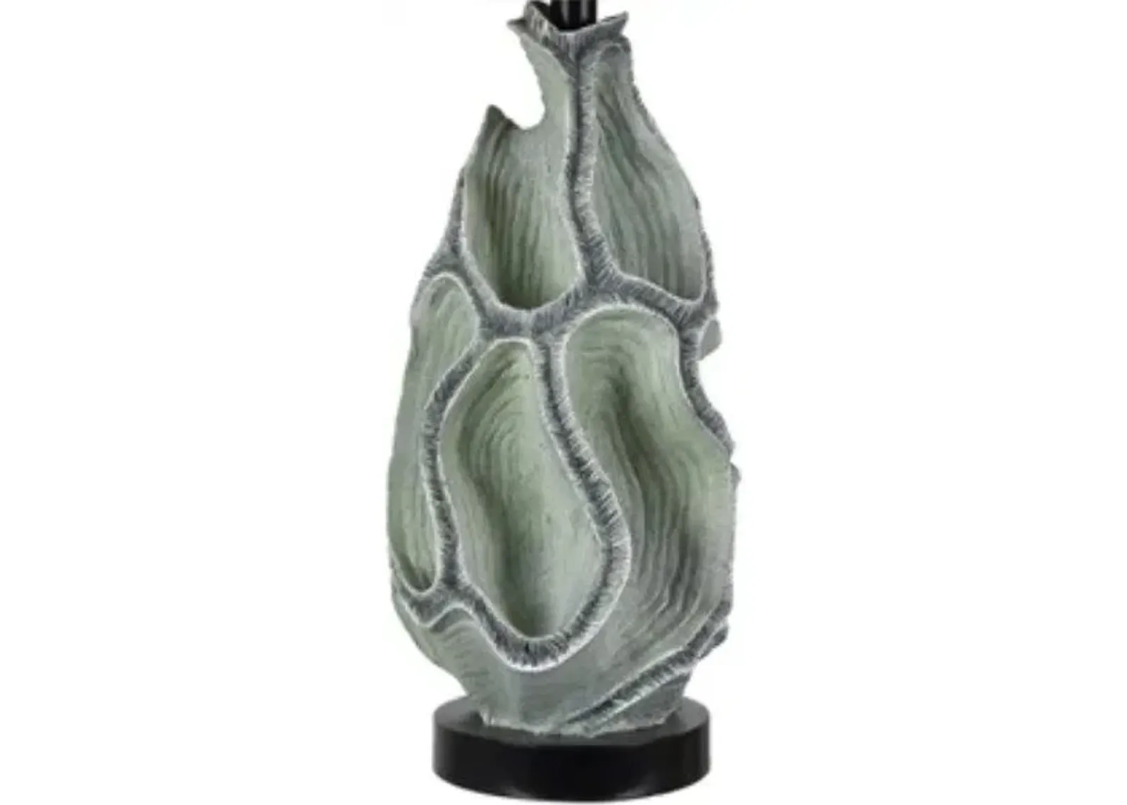 Crestview Coral Reef Gray/Off-White Table Lamp