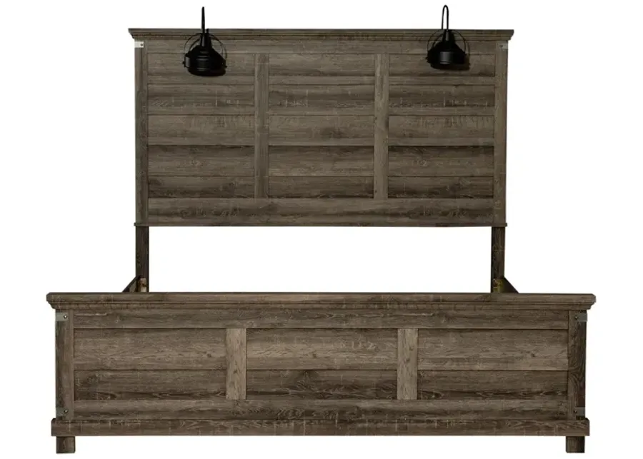 KING PANEL HEADBOARD AND FOOTBOARD - LAKESIDE HAVEN