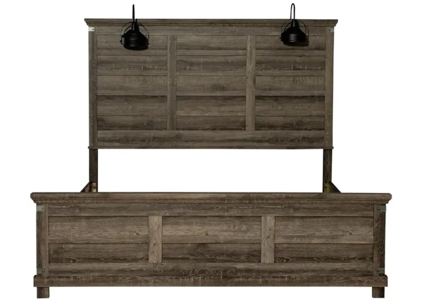 Liberty Furniture King Panel Headboard & Footboard Lakeside Haven