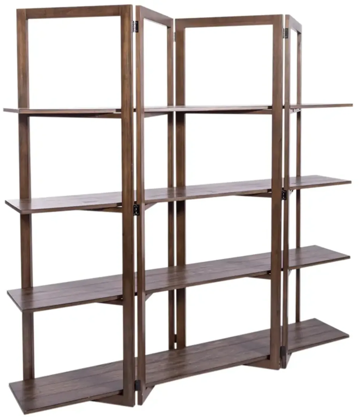 Liberty Furniture Lennox Weathered Chestnut Open Bookcase