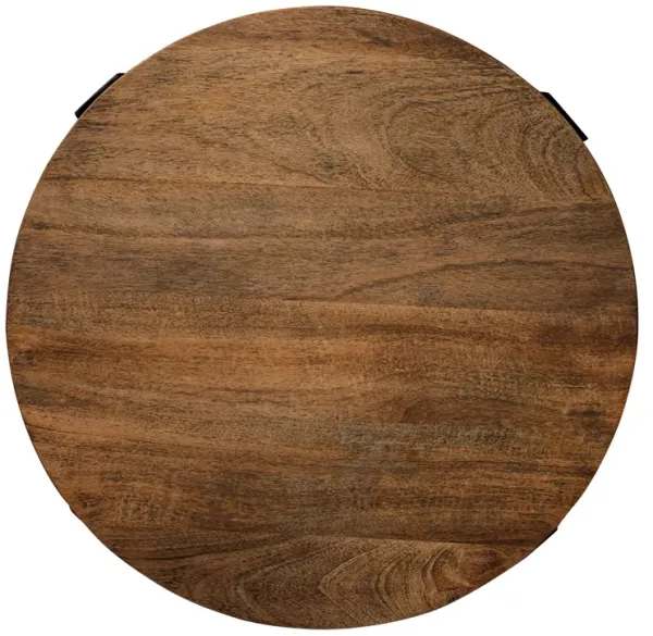 Hekman Iron Strapping Round Table