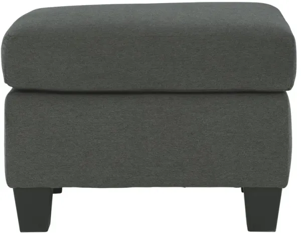 BAYONNE OTTOMAN CHARCOAL SIGNATURE DESIGN
