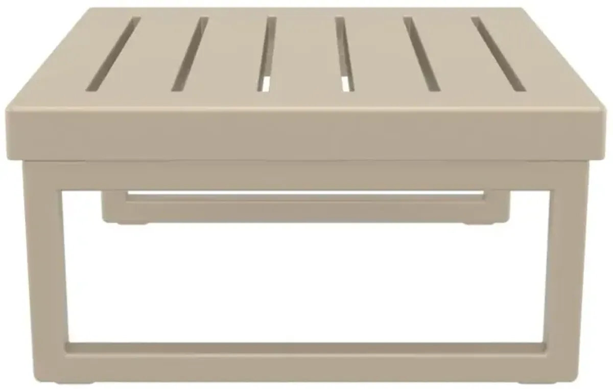 Compamia Mykonos Square Coffee Table Taupe