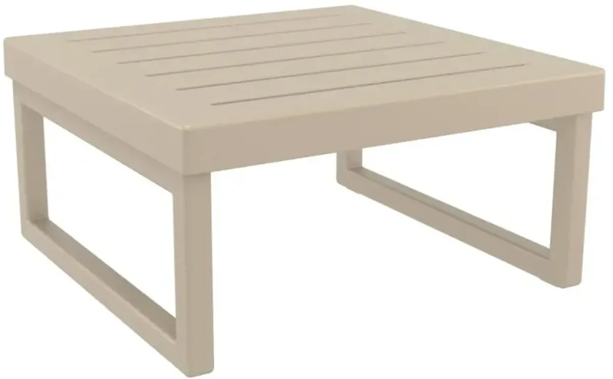 Compamia Mykonos Square Coffee Table Taupe