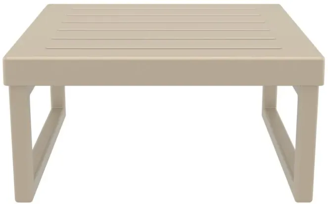 MYKONOS SQUARE COFFEE TABLE TAUPE