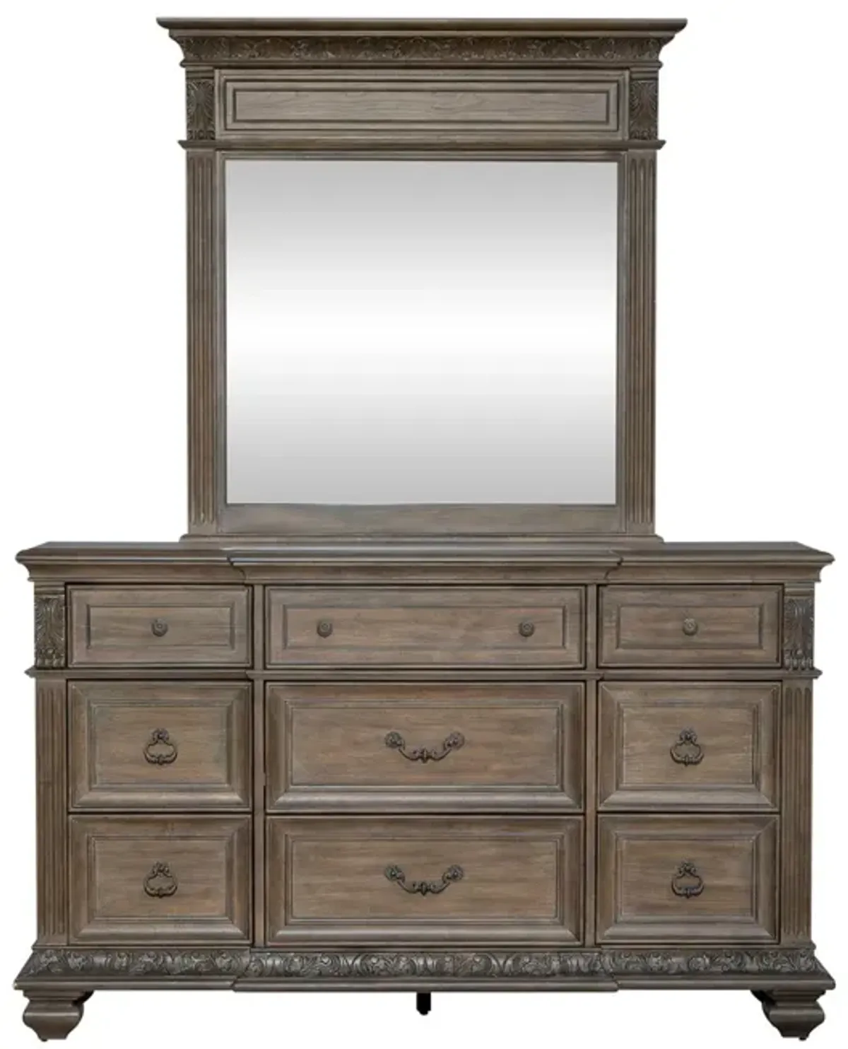 Liberty Furniture Carlisle Court Chestnut Dresser with Mirror