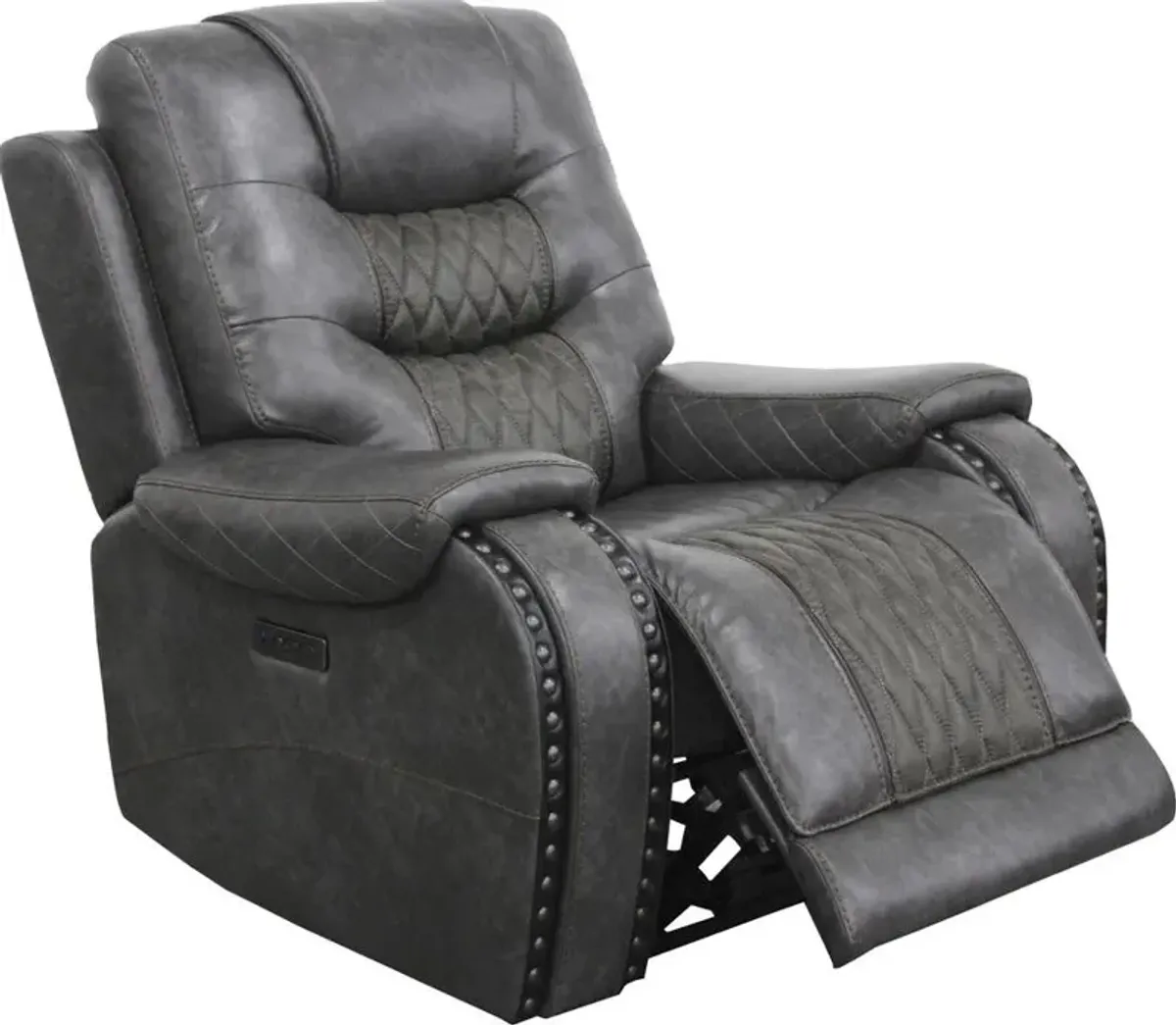 Parker House Outlaw Collection Power Recliner in Stallion