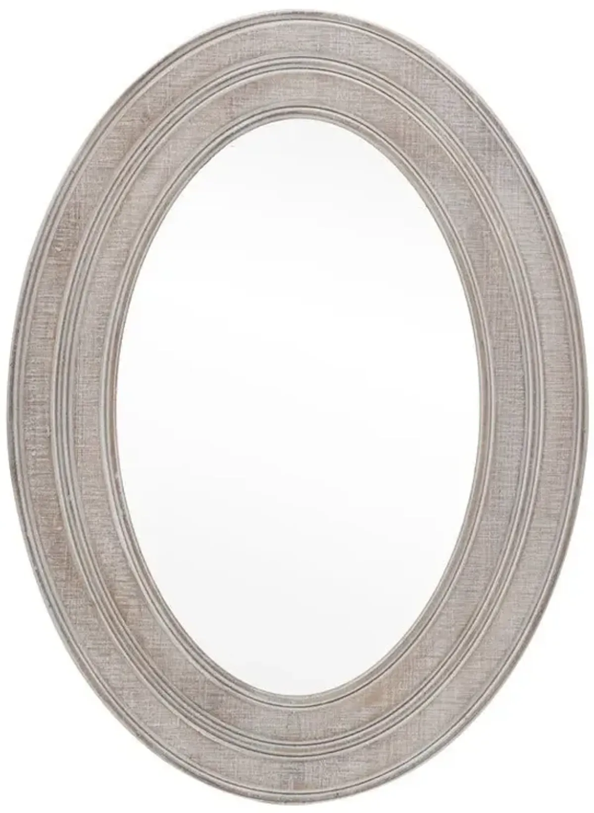 Crestview Owen Whitewashed Wall Mirror