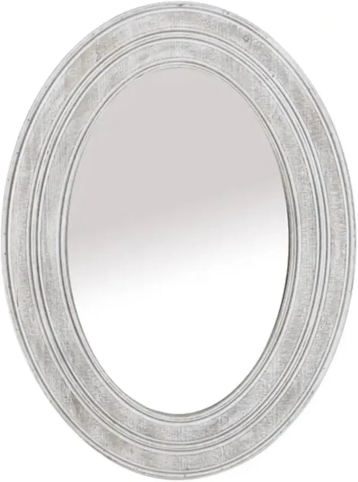 Crestview Owen Whitewashed Wall Mirror