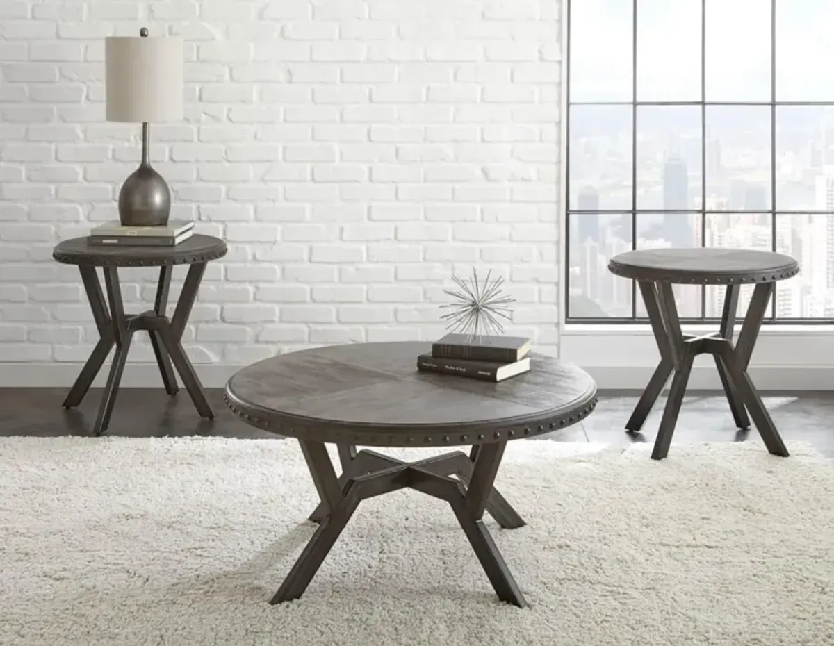 Steve Silver 3-Piece Alamo Cocktail Table & 2 End Tables