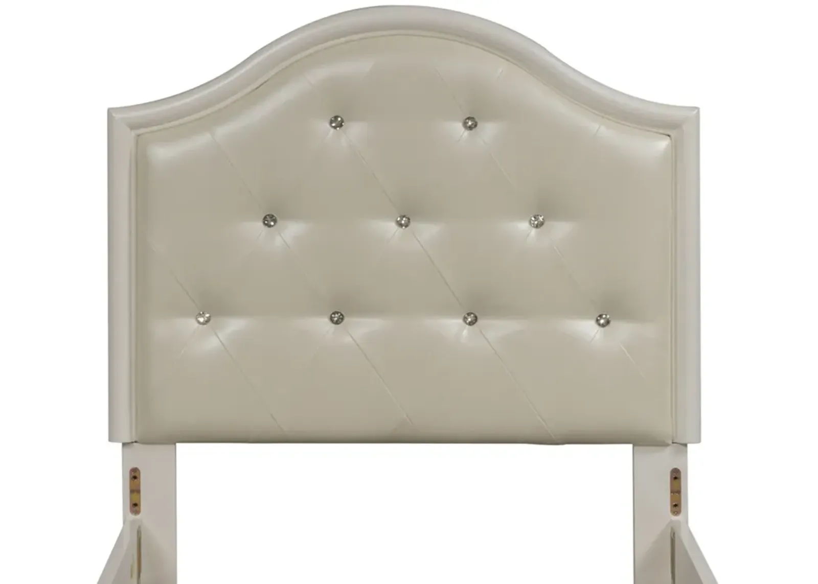 Liberty Furniture Kids/Teens Stardust Iridescent White Twin Panel Headboard